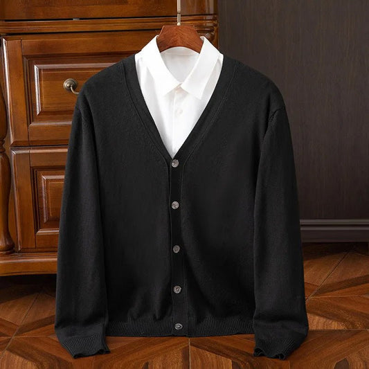Zakenda | Lévêque Cardigan classique en cachemire