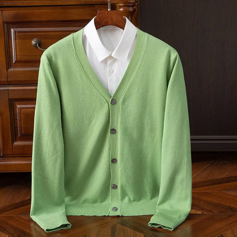 Zakenda | Lévêque Cardigan classique en cachemire