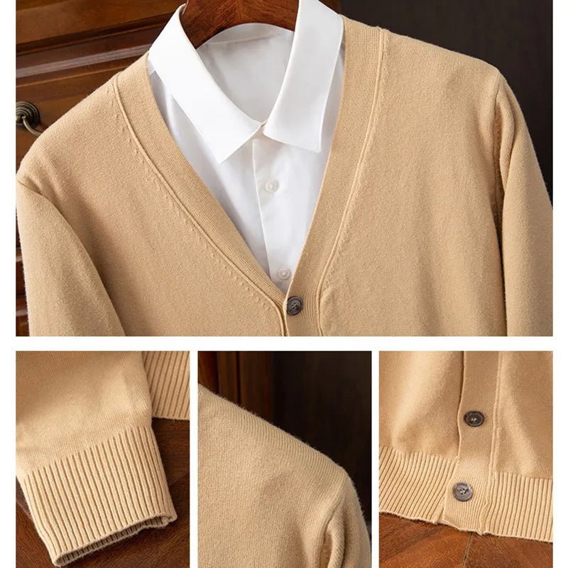 Zakenda | Lévêque Cardigan classique en cachemire