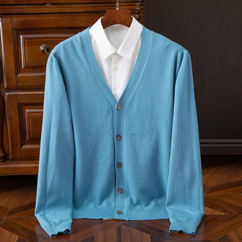 Zakenda | Lévêque Cardigan classique en cachemire