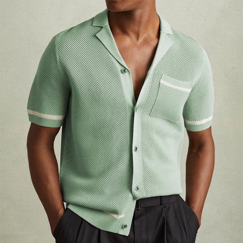 Zakenda | Lévêque Chemise en tricot rétro
