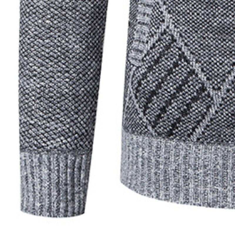 Zakenda | pull-over zippé stylé pour homme (design italien)