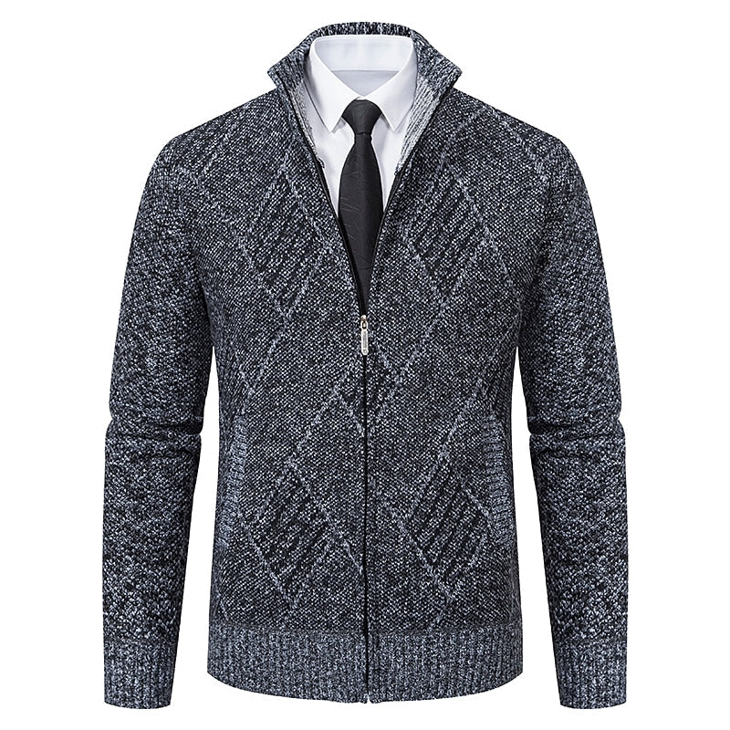 Zakenda | pull-over zippé stylé pour homme (design italien)