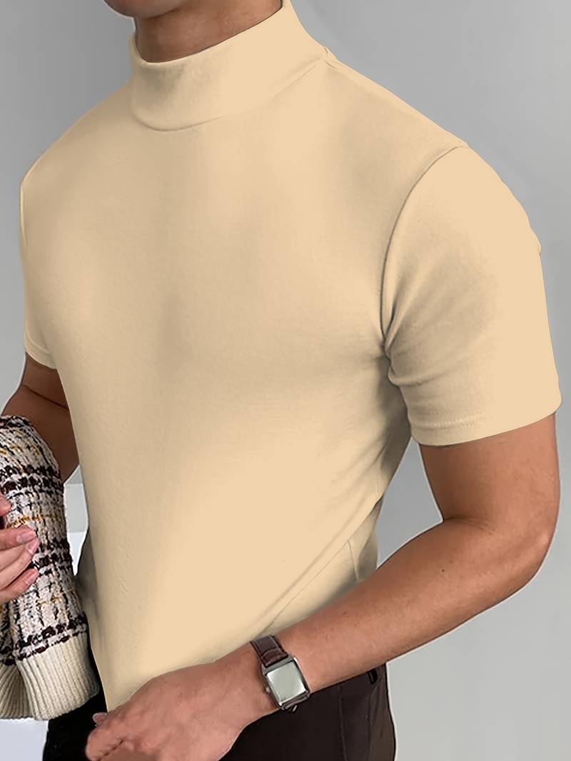 Zakenda | Caleb - T-shirt élégant à col haut