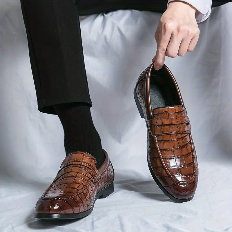 Zakenda | Edward - chaussures en crocodile pour hommes