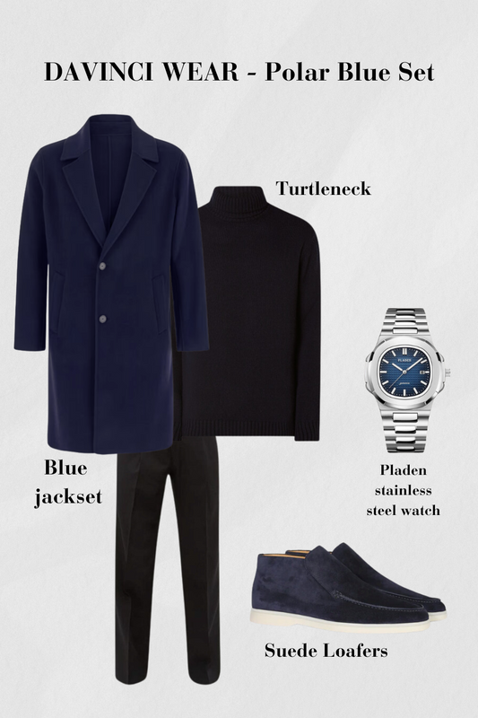 Zakenda | Ensemble bleu polaire