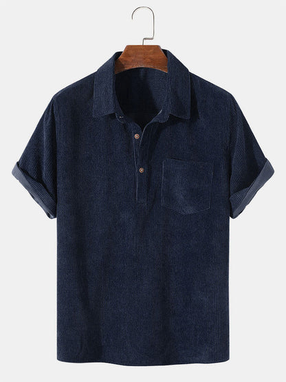 Zakenda | Chemise légère en velours côtelé d'été