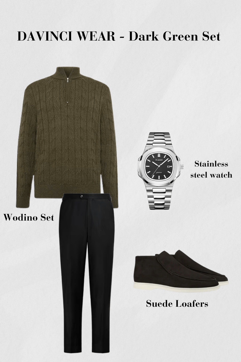 Zakenda | Ensemble vert foncé