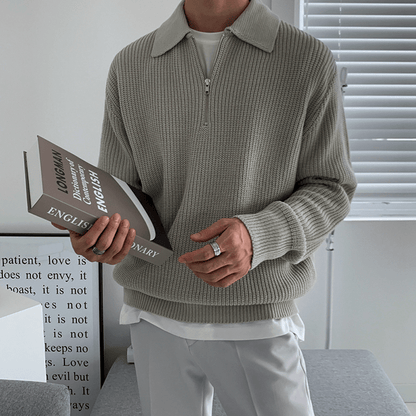 Zakenda | Pull en tricot - col zippé