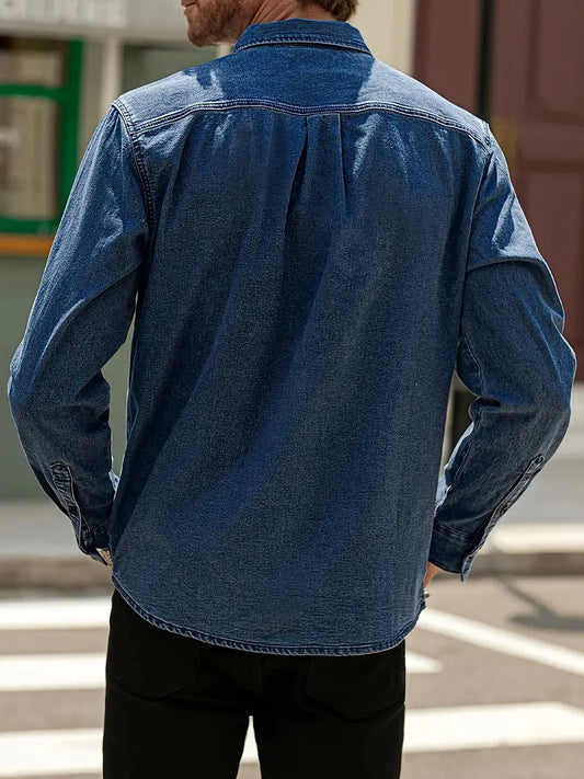 Zakenda | Alexander - chemise en jean à manches longues pour homme