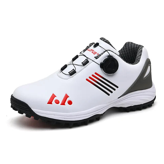 Zakenda | Chaussure de golf blanche haute performance pour hommes - Précision et confort