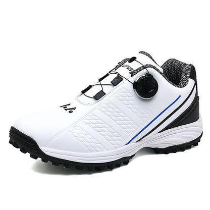 Zakenda | Chaussure de golf blanche haute performance pour hommes - Précision et confort