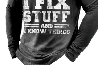 Zakenda | Diniz - sweat-shirt avec texte graphique pour homme