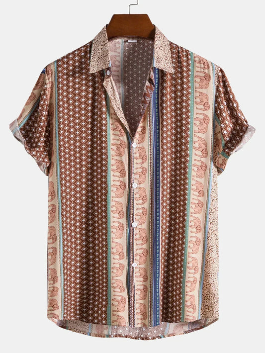 Zakenda | Chemise d'été légère au look vintage