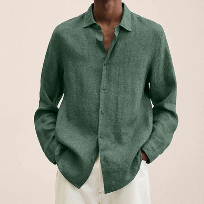 Zakenda | Chemise en lin élégante pour homme - la légèreté rencontre la polyvalence
