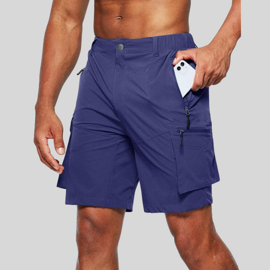 Zakenda | Cargoshorts pour hommes en gris