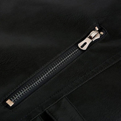 Zakenda | Veste en cuir décontractée pour homme