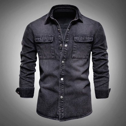 Zakenda | Chemise en jean bleu clair