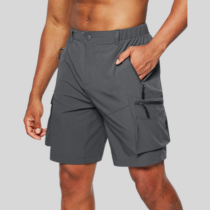 Zakenda | Cargoshorts pour hommes en gris
