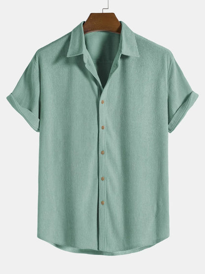 Zakenda | Brian - chemise légère en velours côtelé d'été