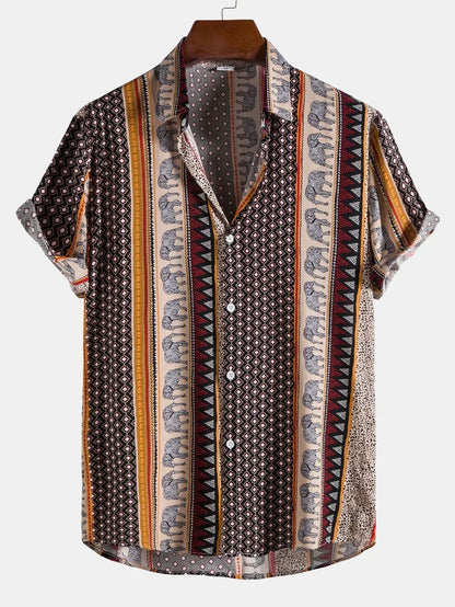 Zakenda | Chemise d'été légère au look vintage