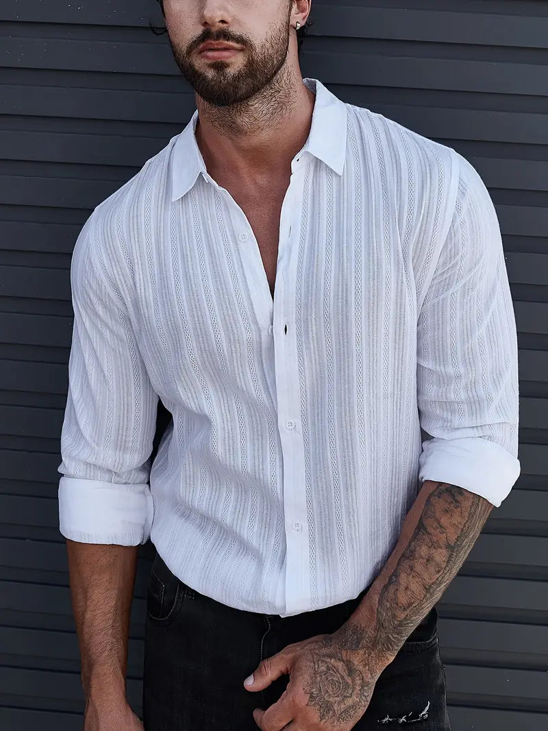 Zakenda | Christopher - col rabattu confortable pour homme