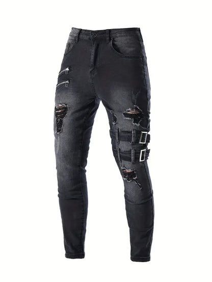 Zakenda | Mason - jeans de biker décontractés pour hommes