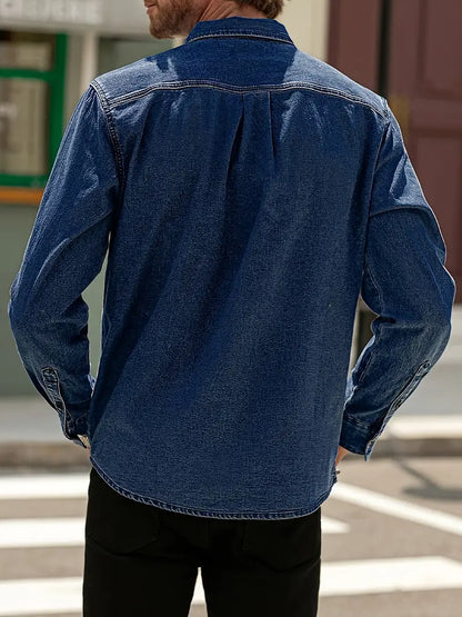 Zakenda | Alexander - chemise en jean à manches longues pour homme