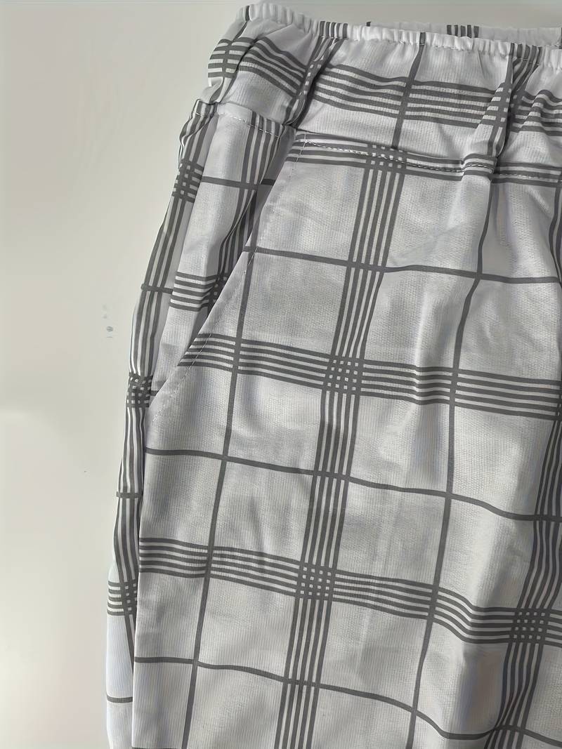 Zakenda | Alexander - pantalons de sport avec imprimé à carreaux pour hommes