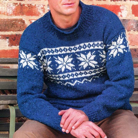 Zakenda | Alex - pull-over vintage à col rond pour homme