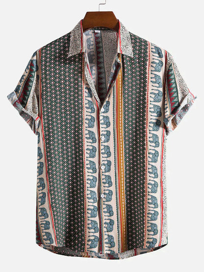 Zakenda | Chemise d'été légère au look vintage