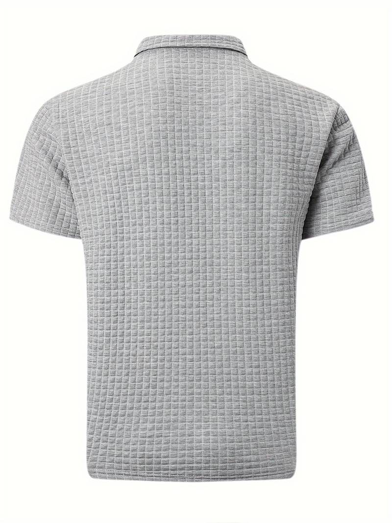 Zakenda | Daniel - chemise à manches courtes en gaufrette pour hommes