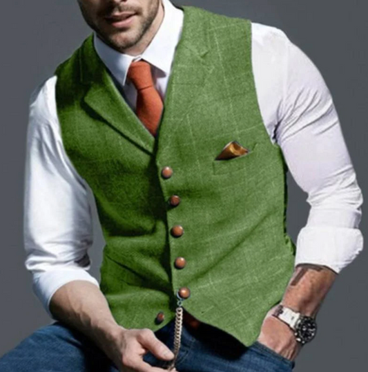 Zakenda | beau gilet à carreaux stylé