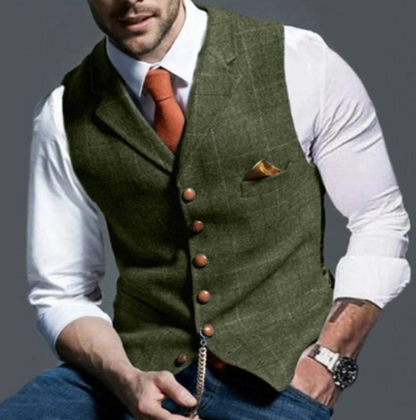 Zakenda | Beau gilet à carreaux stylé