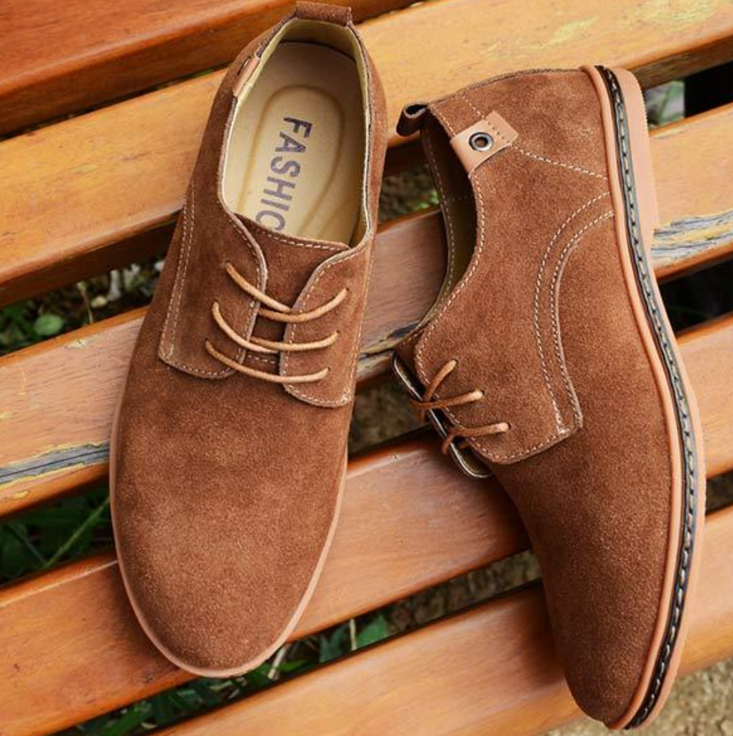 Zakenda | Chaussures élégantes en daim pour hommes