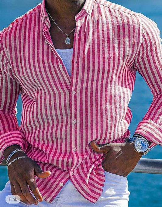 Zakenda | Chemise à rayures pour le printemps
