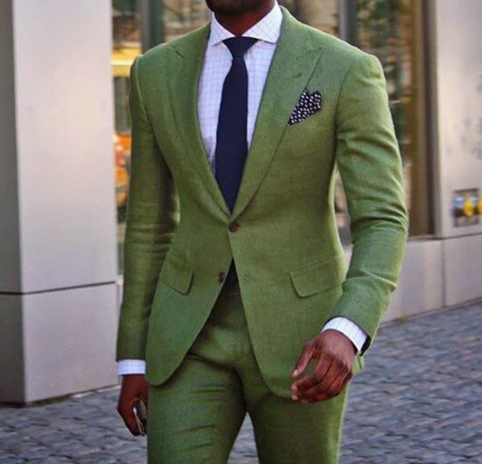Zakenda | ensemble 2 pièces pour homme composé d'un blazer business simple et d'un pantalon