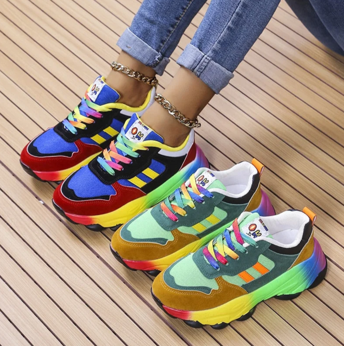 Zakenda | baskets orthopédiques colorées et stylées