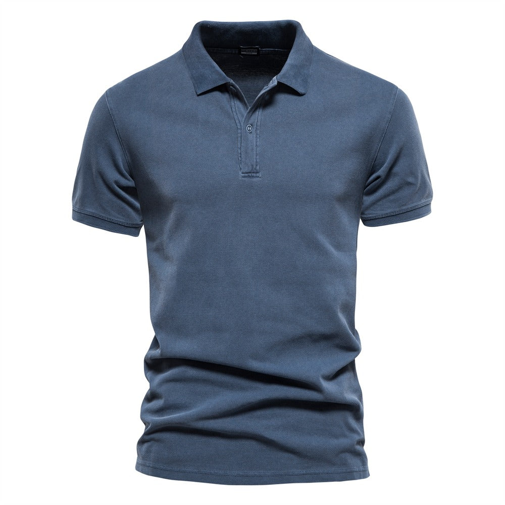 Zakenda | - Polo moderne avec col contrasté