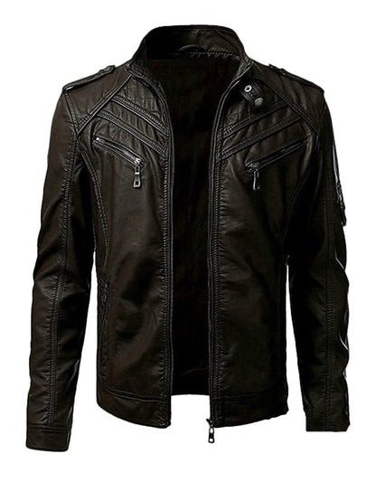 Zakenda | Veste en cuir pour homme tendance