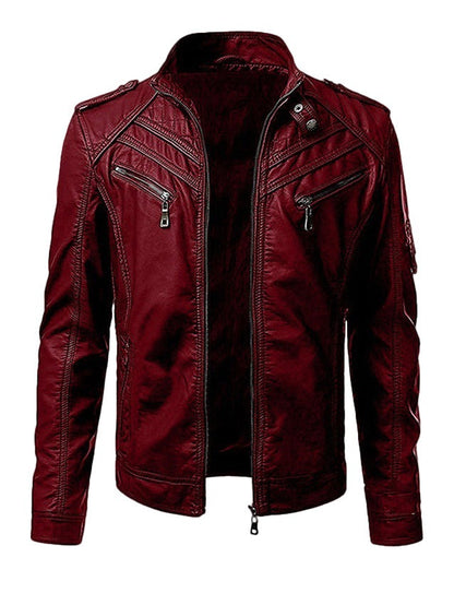 Zakenda | Veste en cuir pour homme tendance