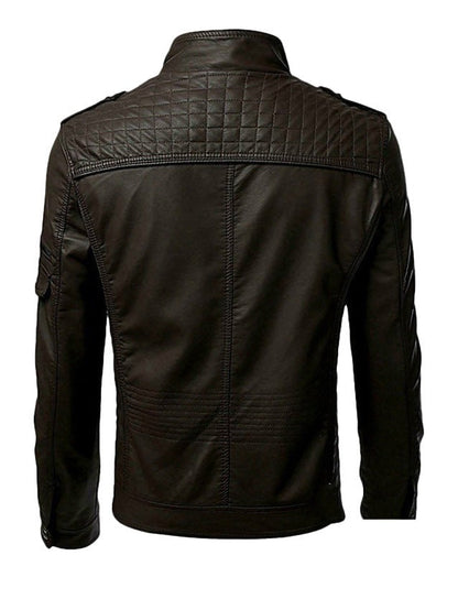 Zakenda | Veste en cuir pour homme tendance