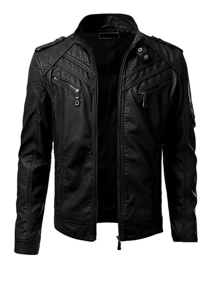 Zakenda | Veste en cuir pour homme tendance