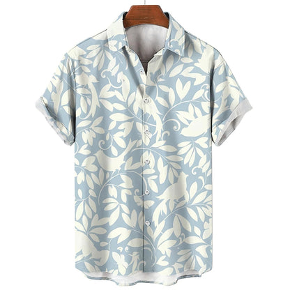 Zakenda | Chemise hawaïenne florale blanche