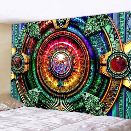 Starry Sky Mandala Tapestry - Boho Home Decor Wall Art