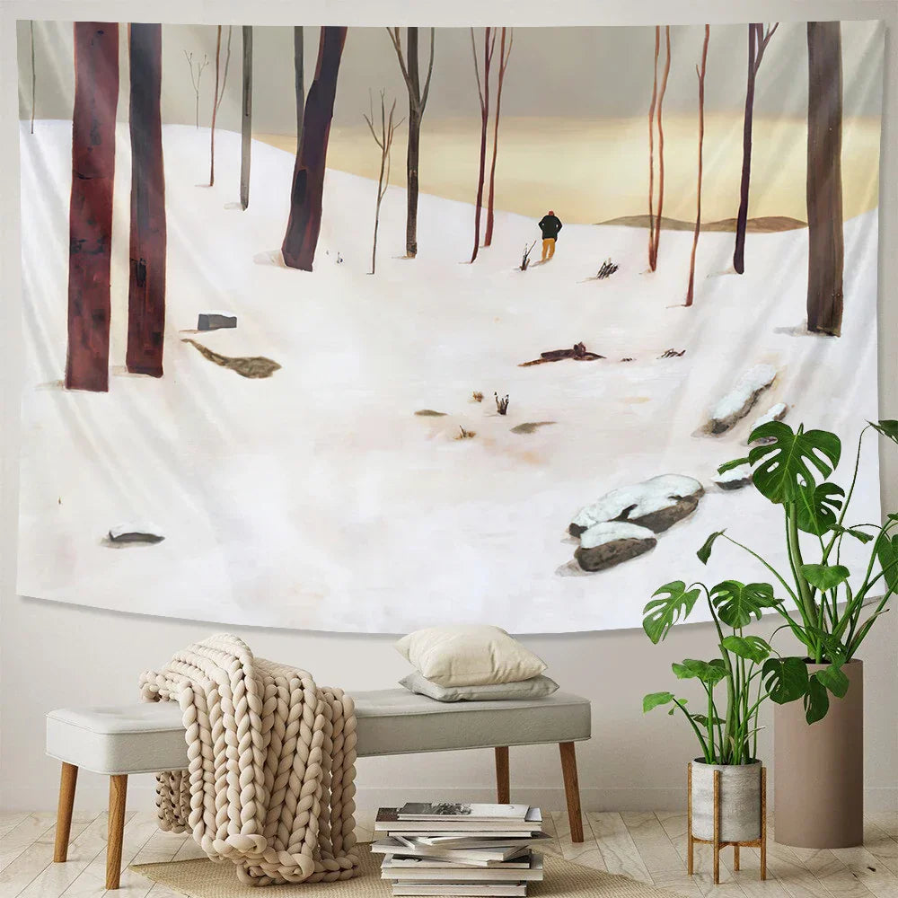Nordic Psychedelic Bohemian Tapestry by - Home Decor, Beach Mat, Wall Hanging