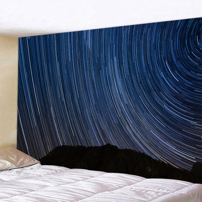 Night Sky Meteor Mandala Wall Hanging - Bohemian Yoga Mat & Home Decor