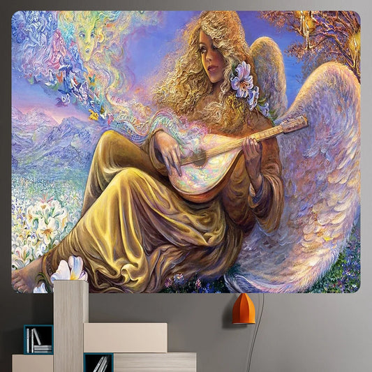 Psychedelic Tapestry: Bohemian Hippie Wall Decor & Sofa Blanket