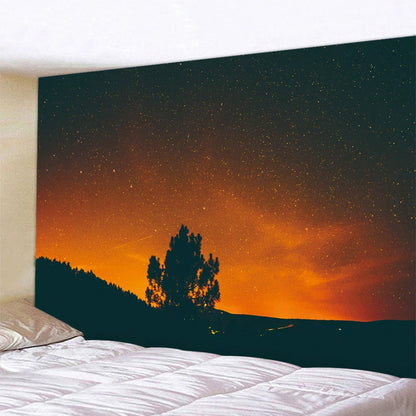 Night Sky Meteor Mandala Wall Hanging - Bohemian Yoga Mat & Home Decor