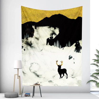 Abstract Animal Tapestry Wall Hanging for Home Décor and Bohemian Style
